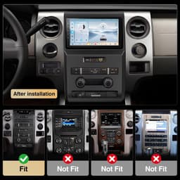 9in Android 13 Car Stereo Wireless CarPlay Android Auto Ford F150 2009-2014 GPS gallery image 6