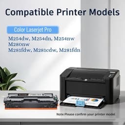 202X CF500X Toner Cartridges 4Pack Replacement for HP 202X 202A | Works with HP gallery image 8