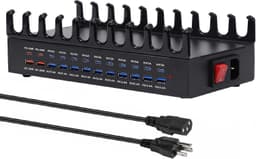 DM-380 Chargers & Cradles black 24 Port Charging Station Multiple Devices 420W gallery image 1