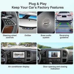 8in Android 13 Car Stereo Wireless CarPlay Android Auto Chevy Silverado/GMC Sier gallery image 2