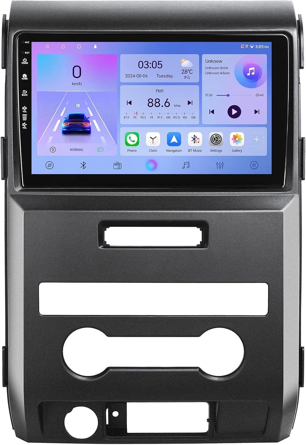 Android 13 Car Stereo Wireless CarPlay Android Auto Ford F150 2009-2012: [4Core