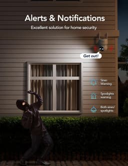 Solar Security Cameras Outdoor Wireless Security Cameras White .com : Wireless gallery image 3