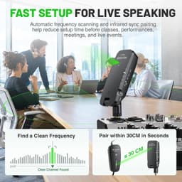 MWL-2 Microphones & Wireless Systems Dual UHF Wireless Headset Microphone System gallery image 8