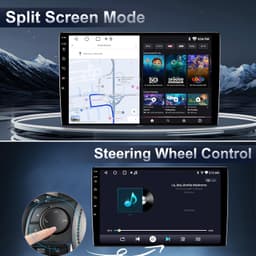 10.2in Android 13 Car Stereo Wireless CarPlay Android Auto Chevy Silverado 2014 gallery image 6