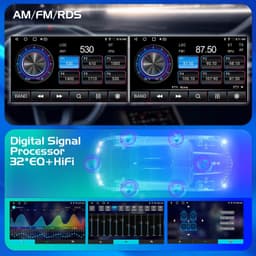 10.1in Android 13 Car Stereo Wireless CarPlay Android Auto Toyota Tacoma GPS Kit gallery image 6