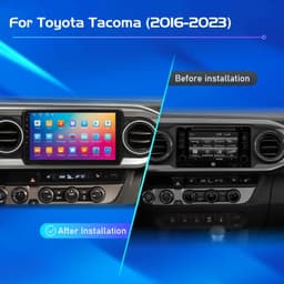 10.1in Android 13 Car Stereo Wireless CarPlay Android Auto Toyota Tacoma GPS Kit gallery image 8