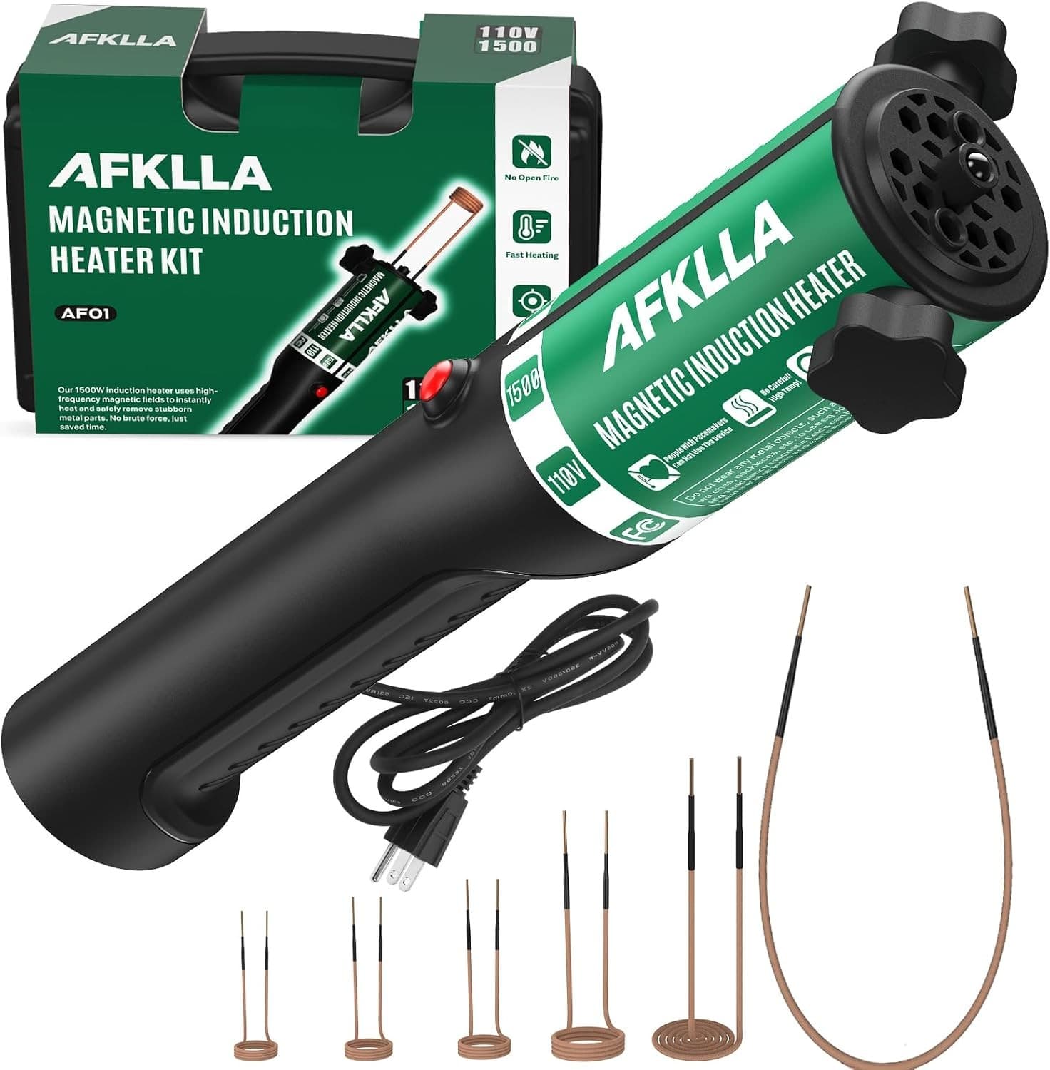 Other Automotive Hand Tools Green Induction Heater Bolt Removal 1500W 110V Magne