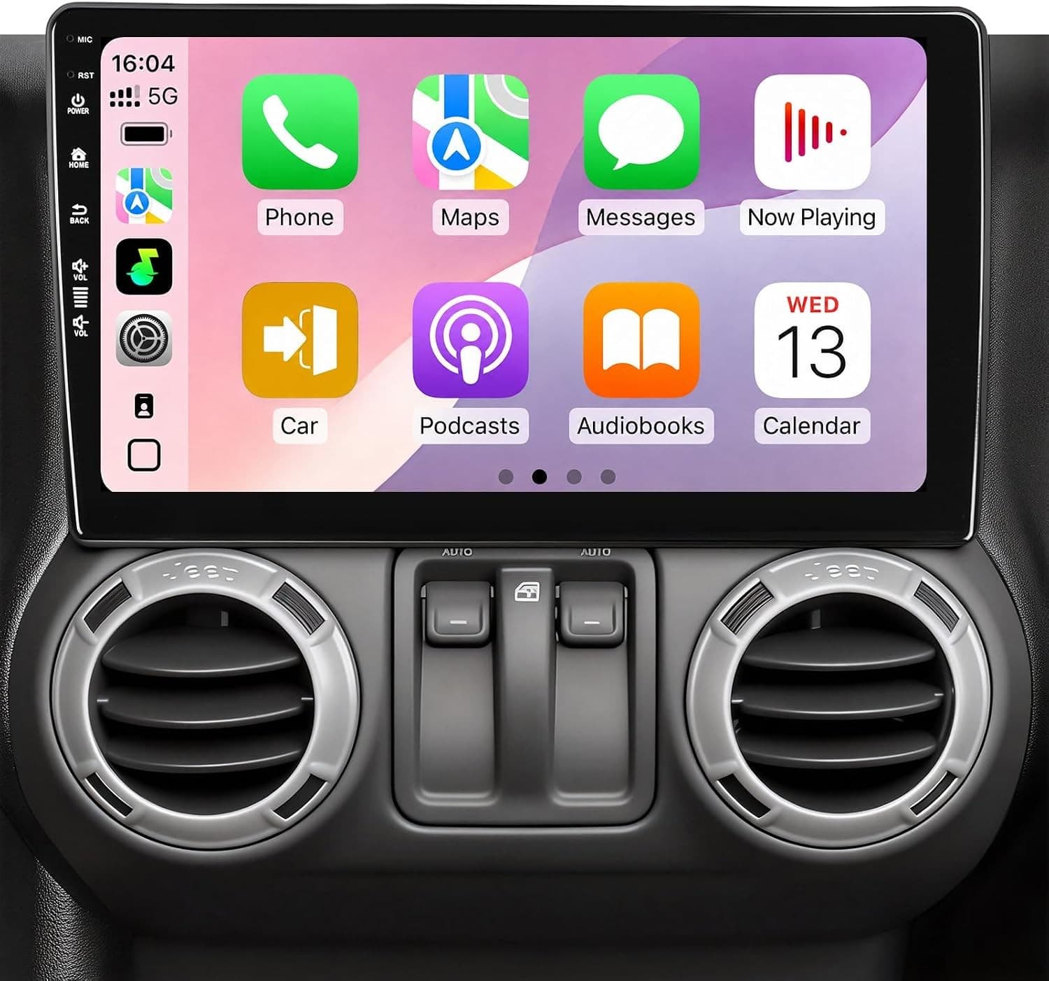 Video In-Dash Units w/GPS 2007 10.2 inch Car Radio Replacement Jeep Wrangler JK