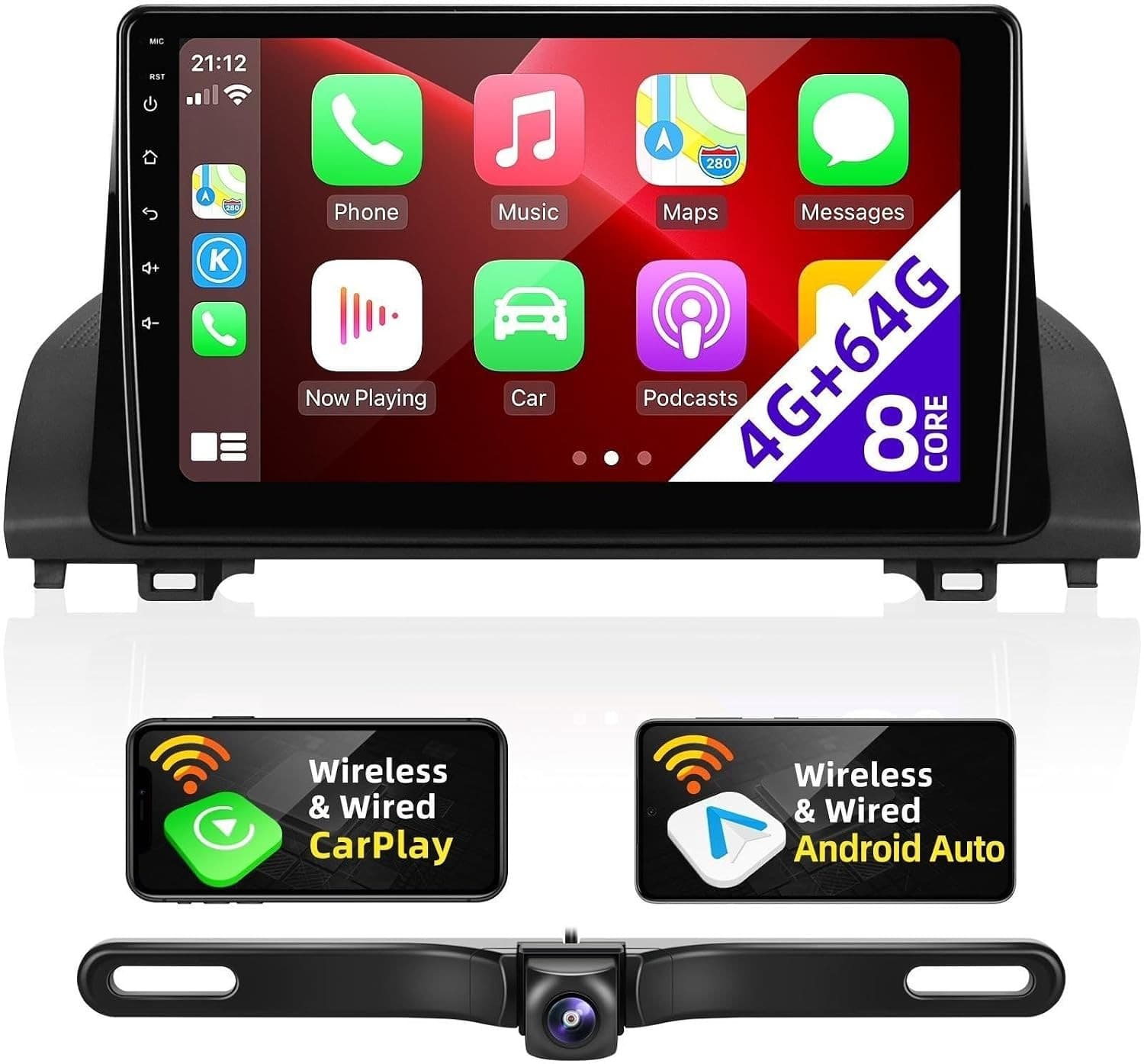 Android 13 Car Stereo Wireless CarPlay Android Auto Honda Accord 10th 2018-2022